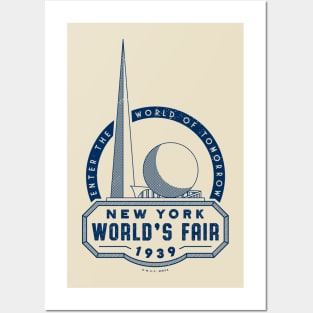 1939 1940 New York World's Fair Trylon and Perisphere Posters and Art